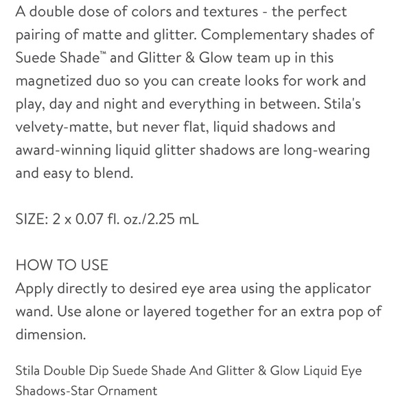Stila Double Dip Liquid Eyeshadow Set - Picture 13 of 13